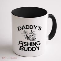 Daddys Fishing Buddy Fisherman Coffee Mug thumb 1