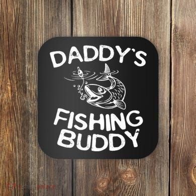 Daddys Fishing Buddy Fisherman Coaster