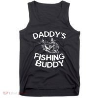 Daddys Fishing Buddy Fisherman Tank Top thumb 0