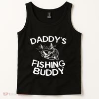 Daddys Fishing Buddy Fisherman Tank Top thumb 2