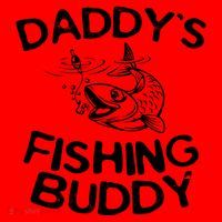 Daddys Fishing Buddy Fisherman Santa Hat thumb 1