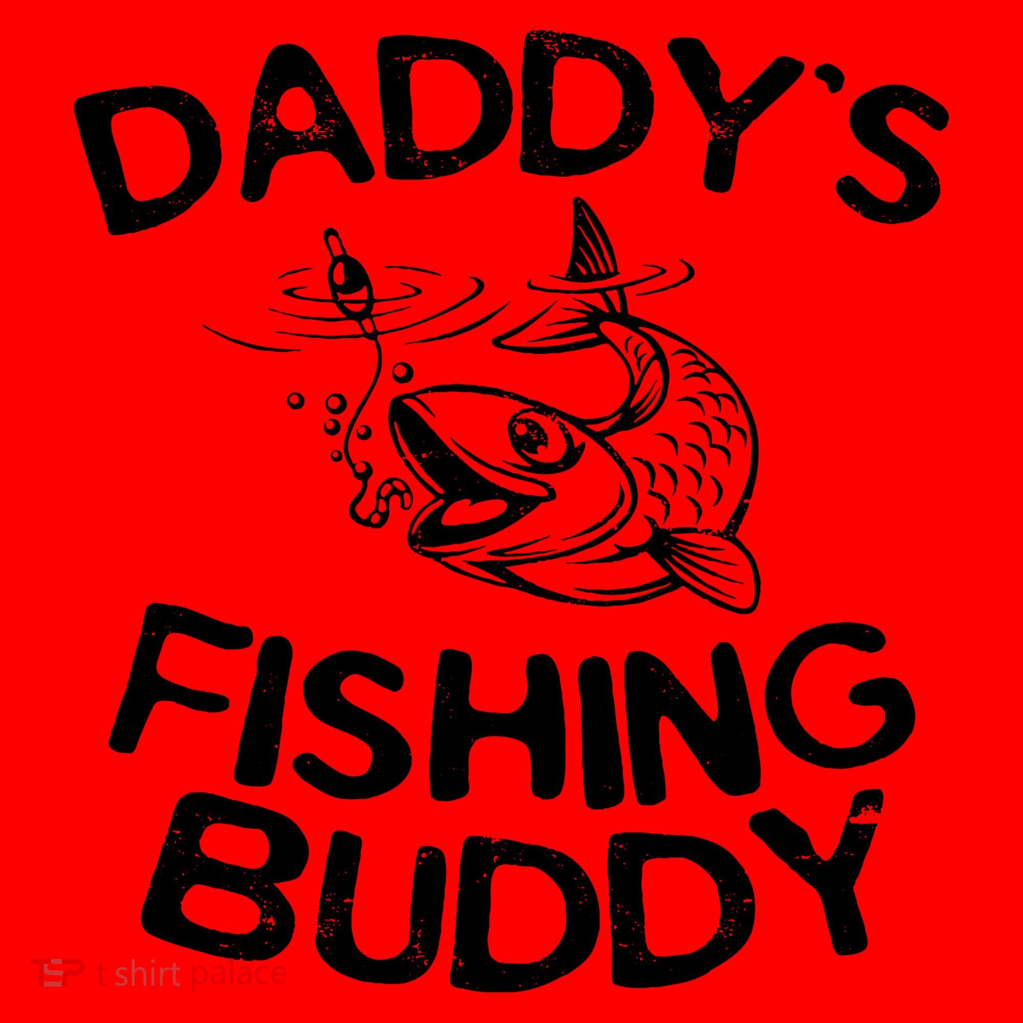 Daddys Fishing Buddy Fisherman Santa Hat