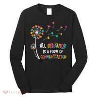 Dandelion Flower Behavior Is Communication Long Sleeve Shirt thumb 0