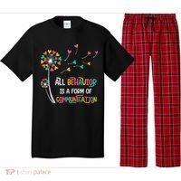 Dandelion Flower Behavior Is Communication Pajama Set thumb 0