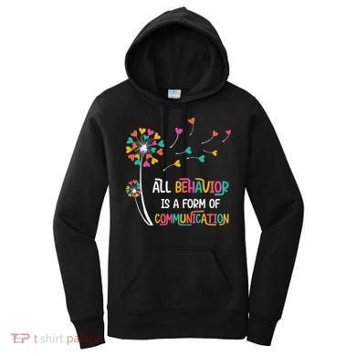 Dandelion Flower Behavior Is Communication Women's Hoodie
