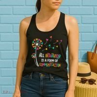 Dandelion Flower Behavior Is Communication Women's Tank Top thumb 2