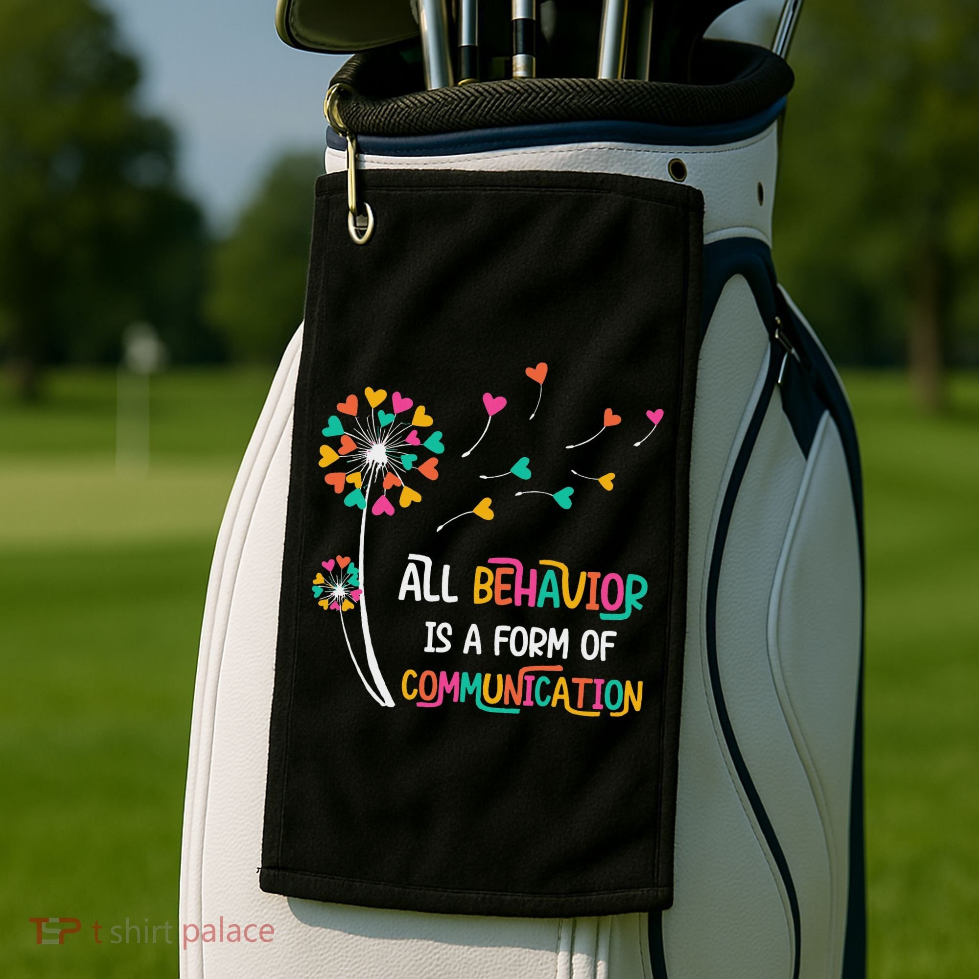 Dandelion Flower Behavior Is Communication Golf Towel