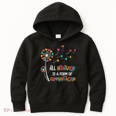 Dandelion Flower Behavior Is Communication Kids Hoodie
