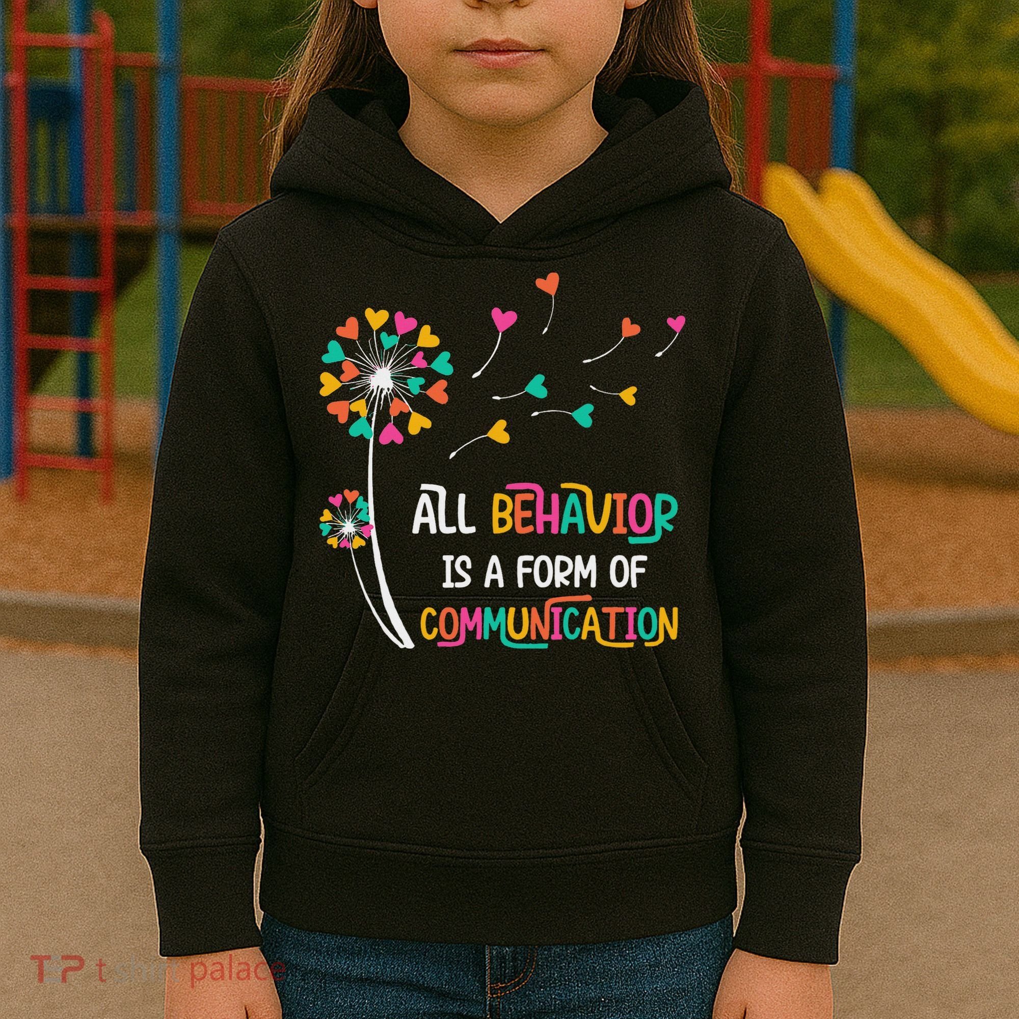 Dandelion Flower Behavior Is Communication Kids Hoodie