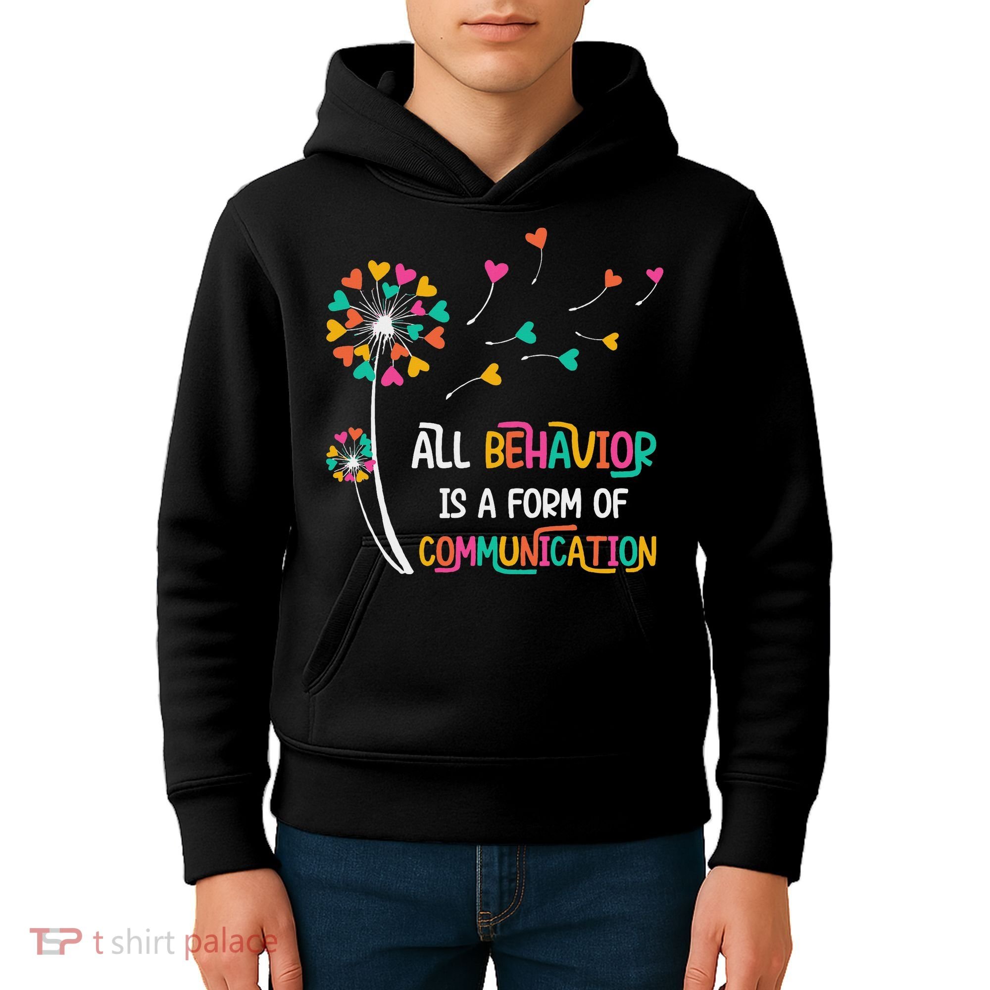Dandelion Flower Behavior Is Communication Kids Hoodie