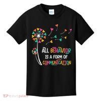 Dandelion Flower Behavior Is Communication Kids T-Shirt thumb 0