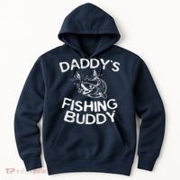 DaddyS Fishing Buddy Young Fisherman Hoodie thumb 0