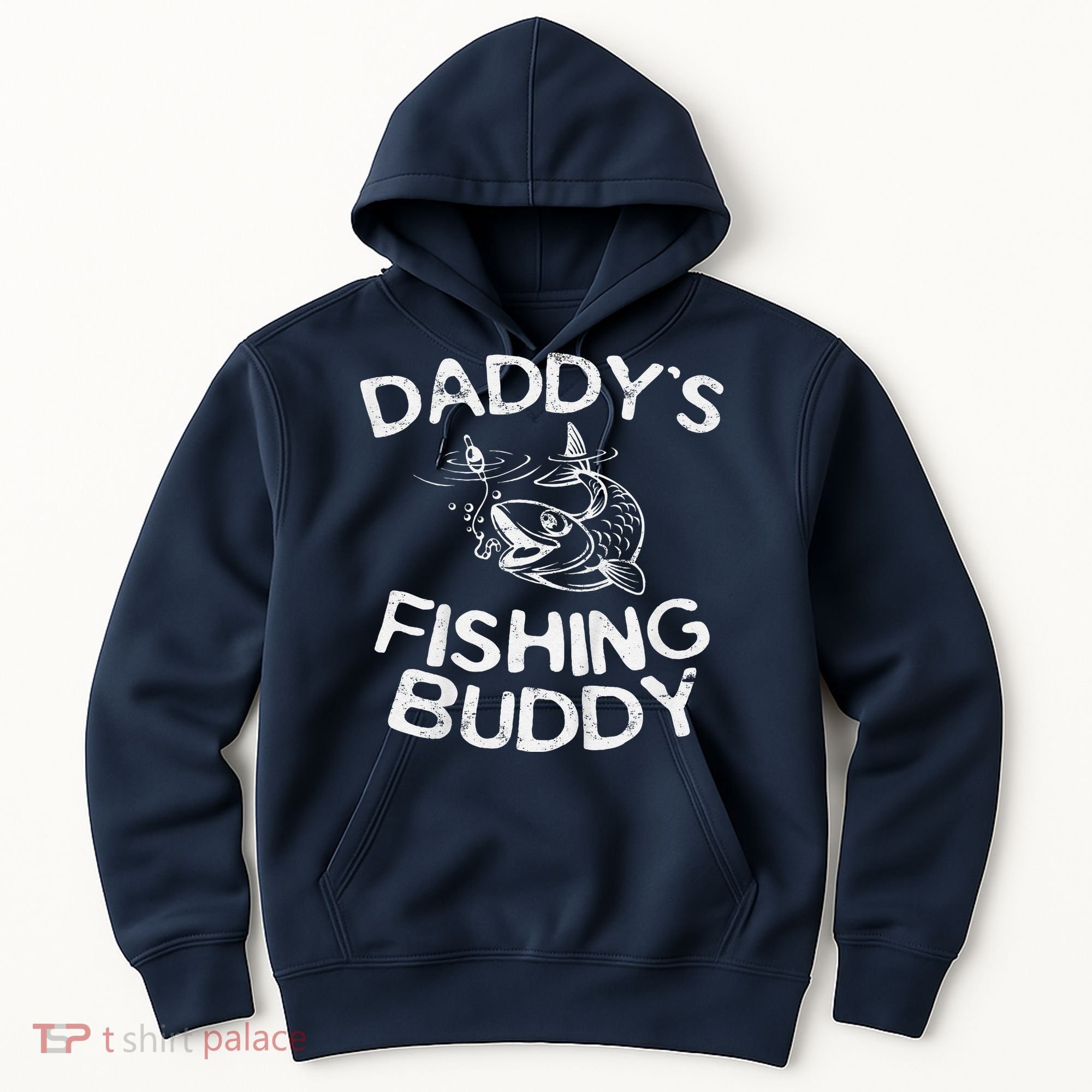 DaddyS Fishing Buddy Young Fisherman Hoodie