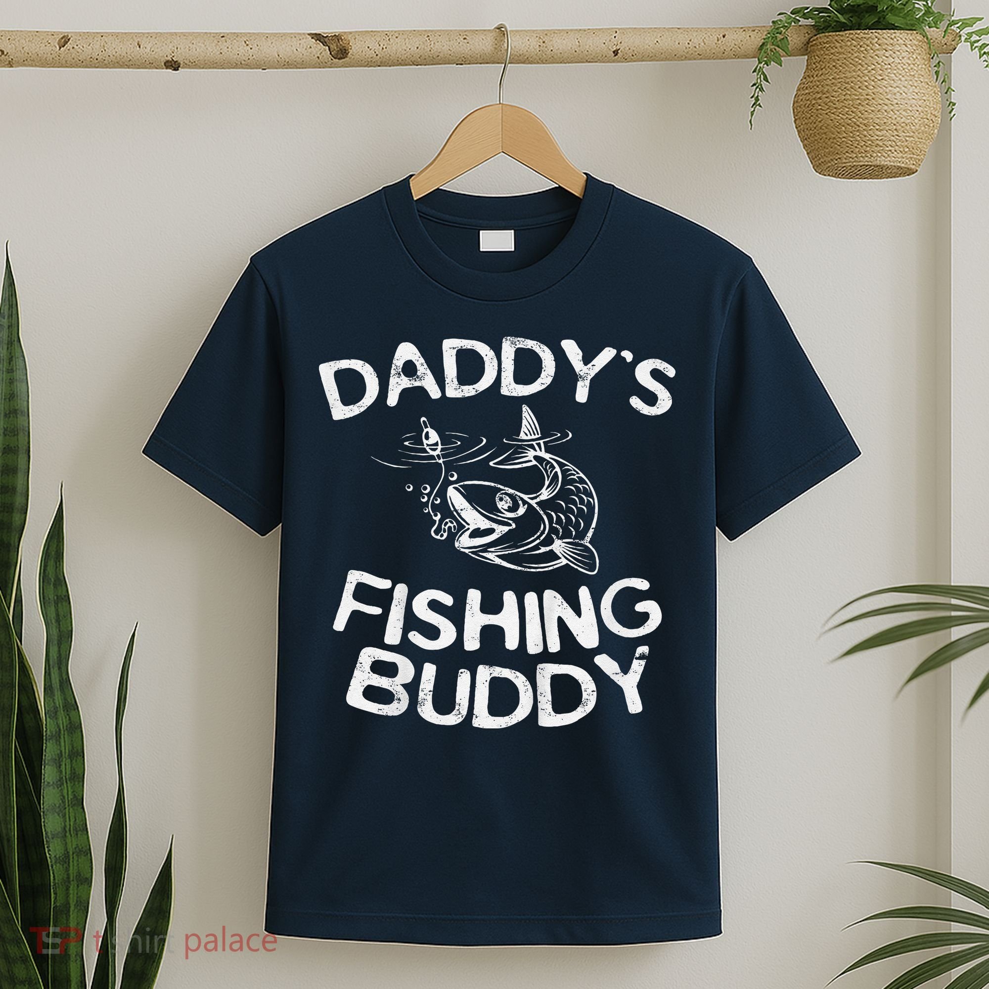 DaddyS Fishing Buddy Young Fisherman T-Shirt