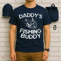 DaddyS Fishing Buddy Young Fisherman T-Shirt thumb 6