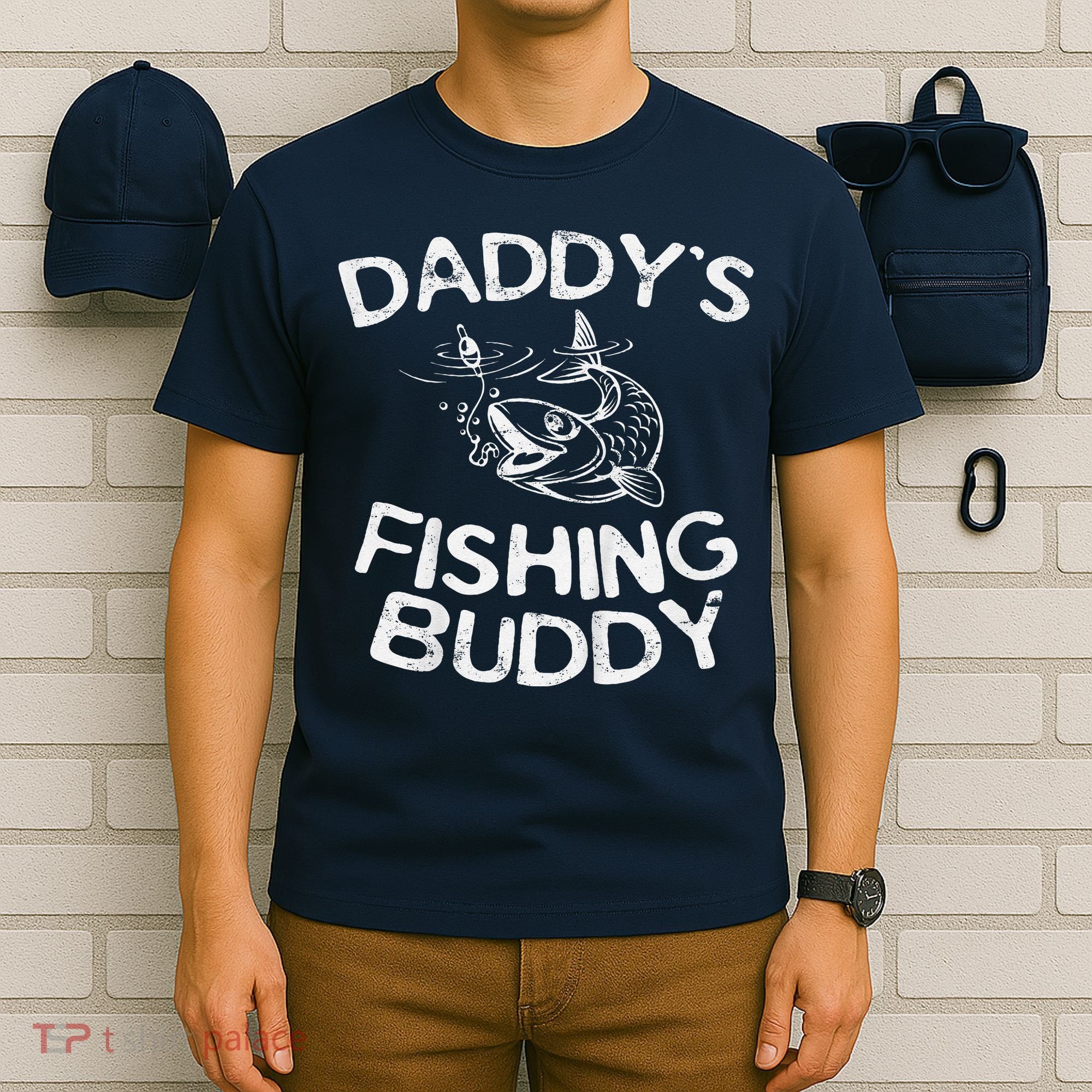 DaddyS Fishing Buddy Young Fisherman T-Shirt