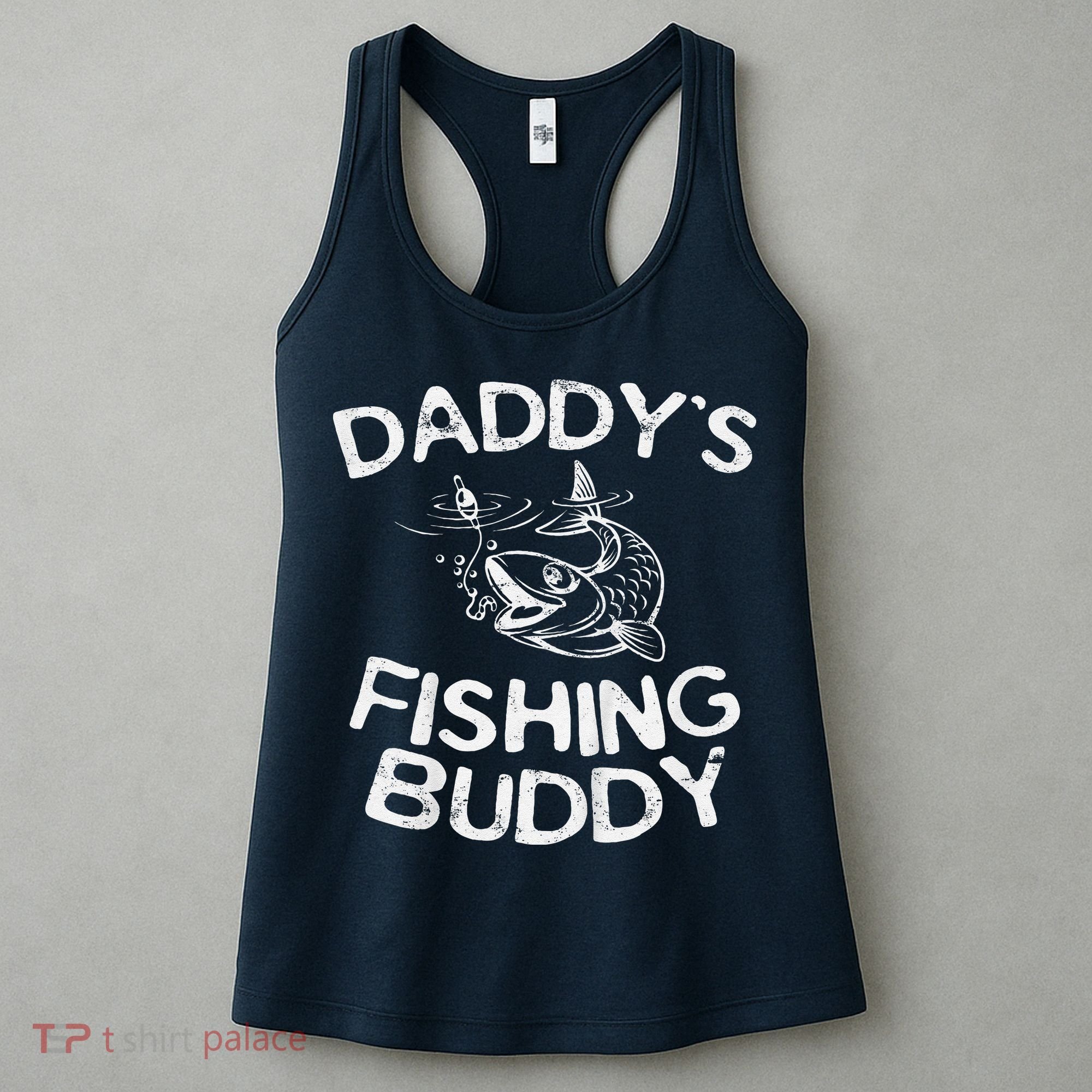 DaddyS Fishing Buddy Young Fisherman Women's Tank Top