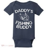 DaddyS Fishing Buddy Young Fisherman Baby Bodysuit thumb 0