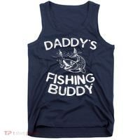 DaddyS Fishing Buddy Young Fisherman Tank Top thumb 0