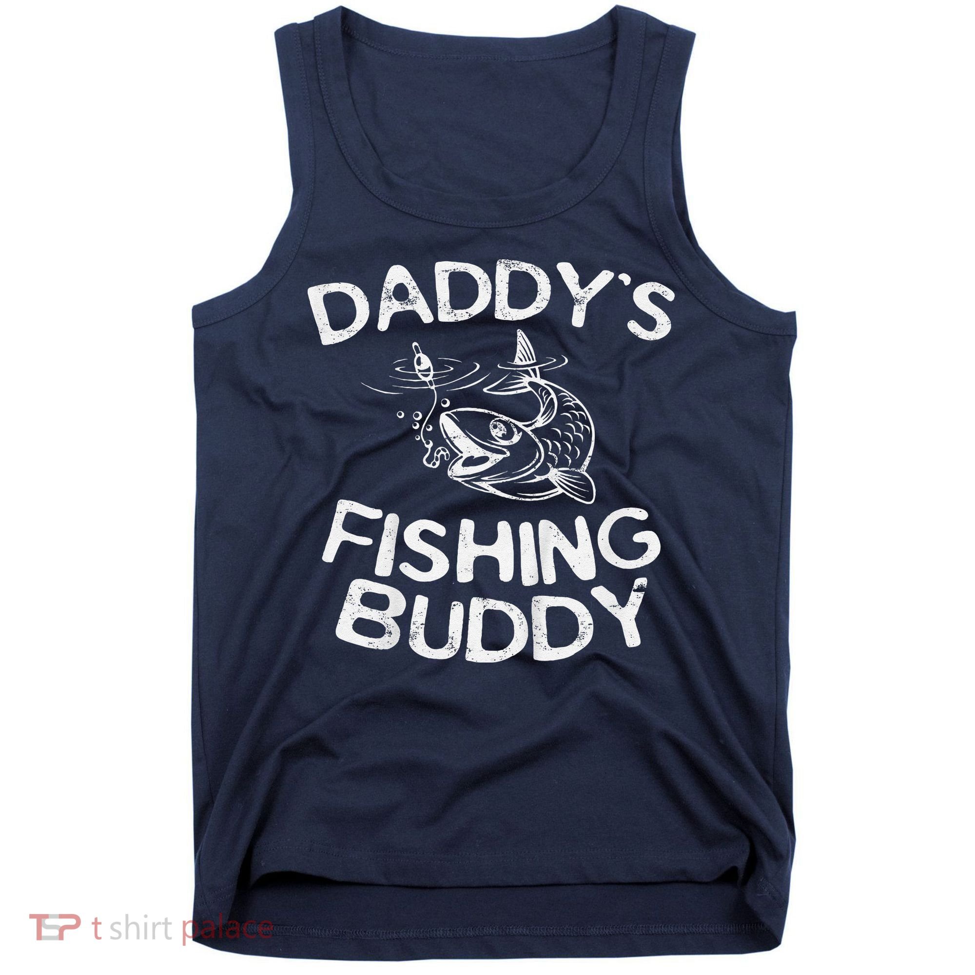 DaddyS Fishing Buddy Young Fisherman Tank Top