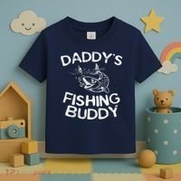 DaddyS Fishing Buddy Young Fisherman Toddler T-Shirt thumb 3