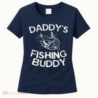 DaddyS Fishing Buddy Young Fisherman Women's T-Shirt thumb 0