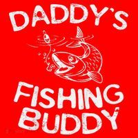 DaddyS Fishing Buddy Young Fisherman Santa Hat thumb 1