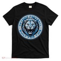 Detroit Football Built For This Football Sport Fan T-Shirt thumb 0