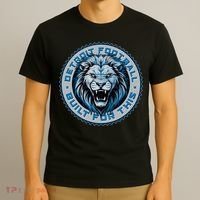 Detroit Football Built For This Football Sport Fan T-Shirt thumb 3