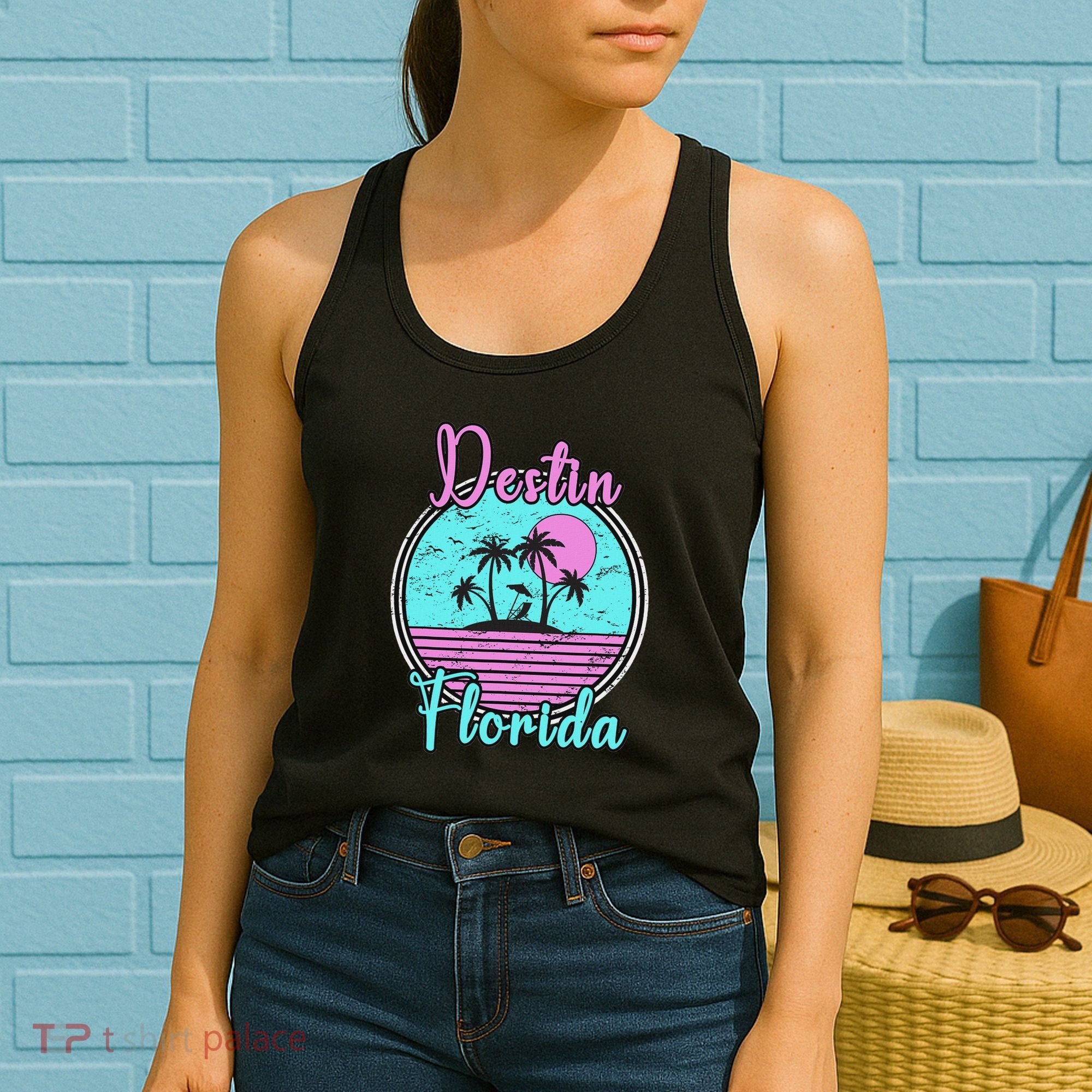 Destin Florida Beach Travel Souvenir Florida Women's Tank Top