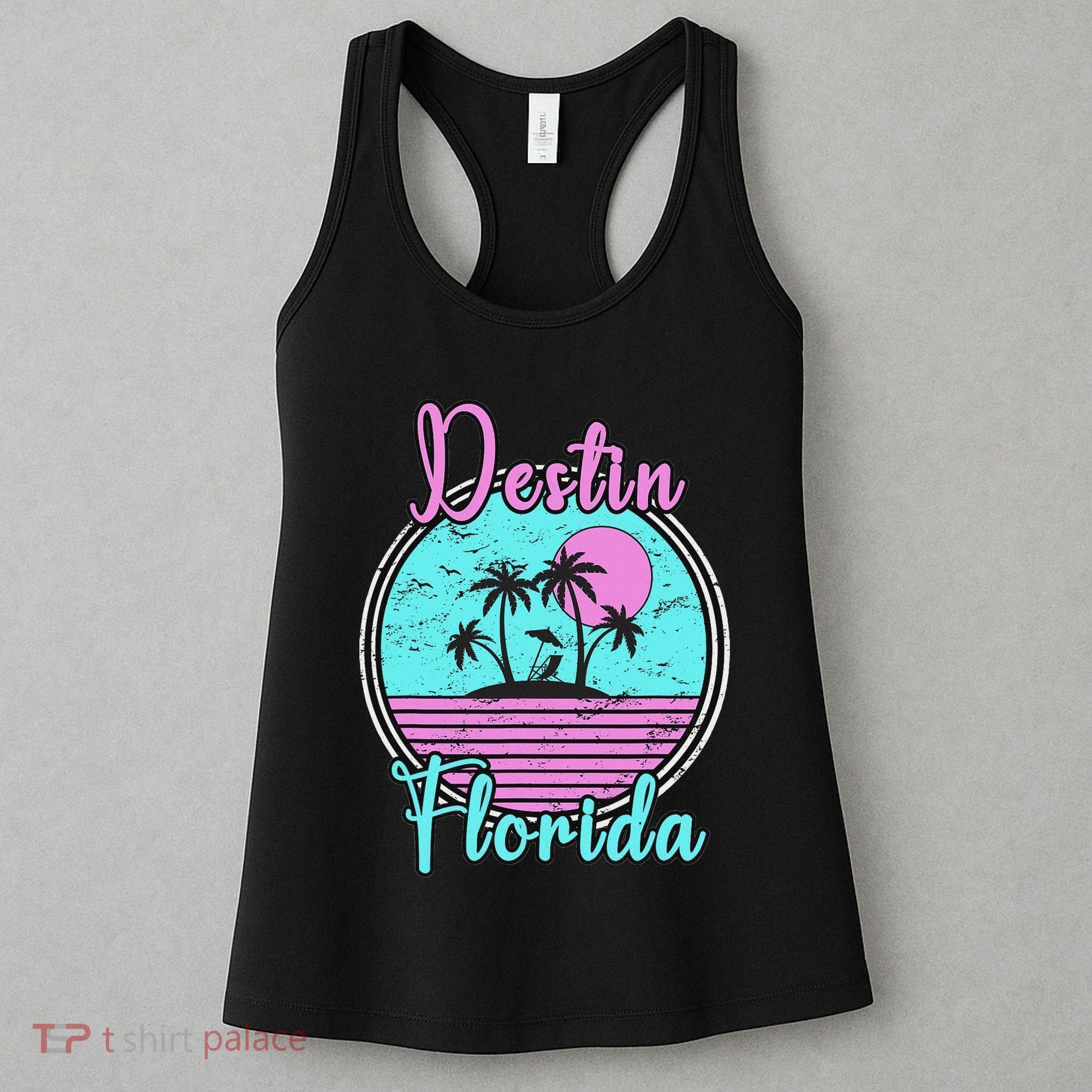 Destin Florida Beach Travel Souvenir Florida Women's Tank Top