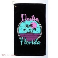 Destin Florida Beach Travel Souvenir Florida Golf Towel thumb 0