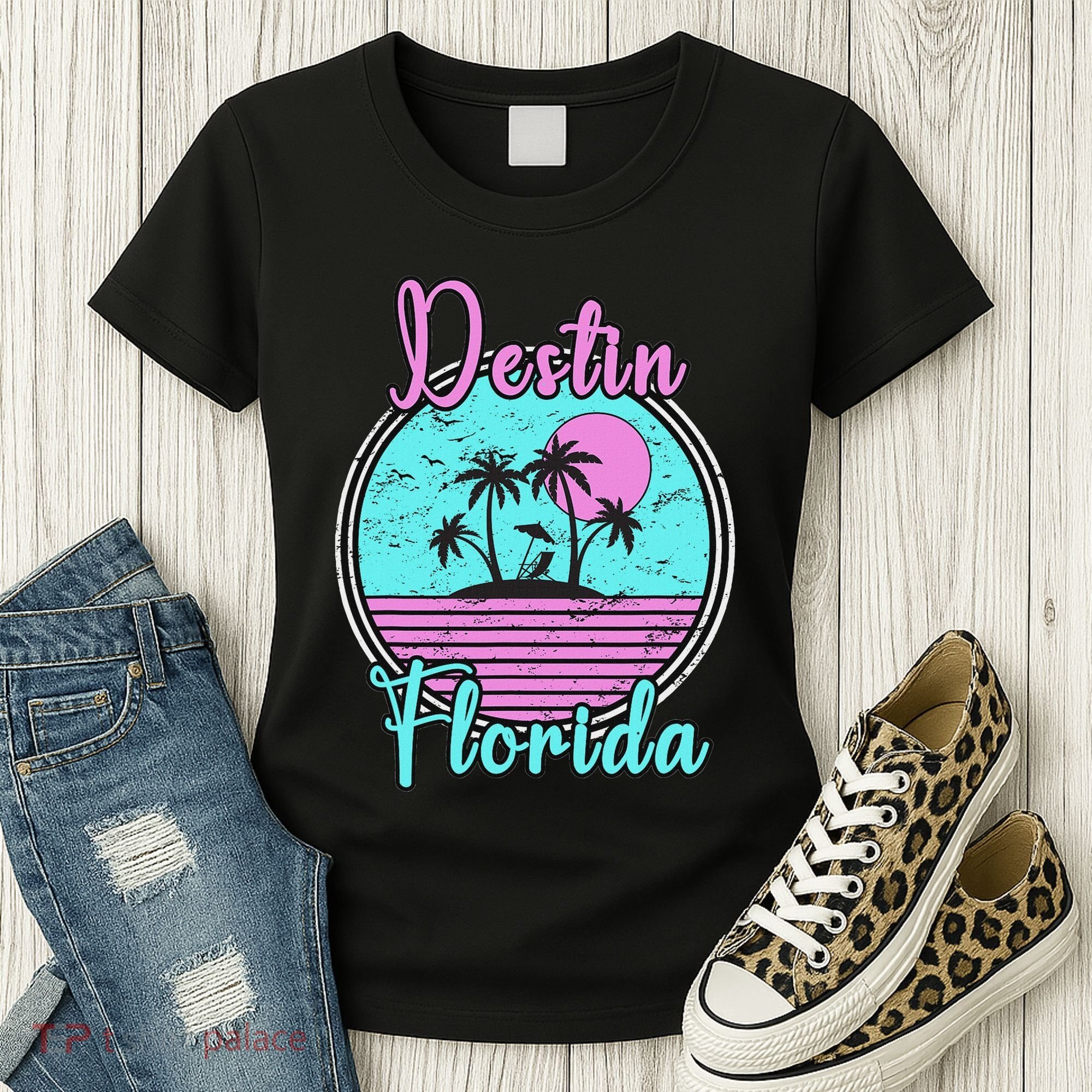 Destin Florida Beach Travel Souvenir Florida Women's T-Shirt