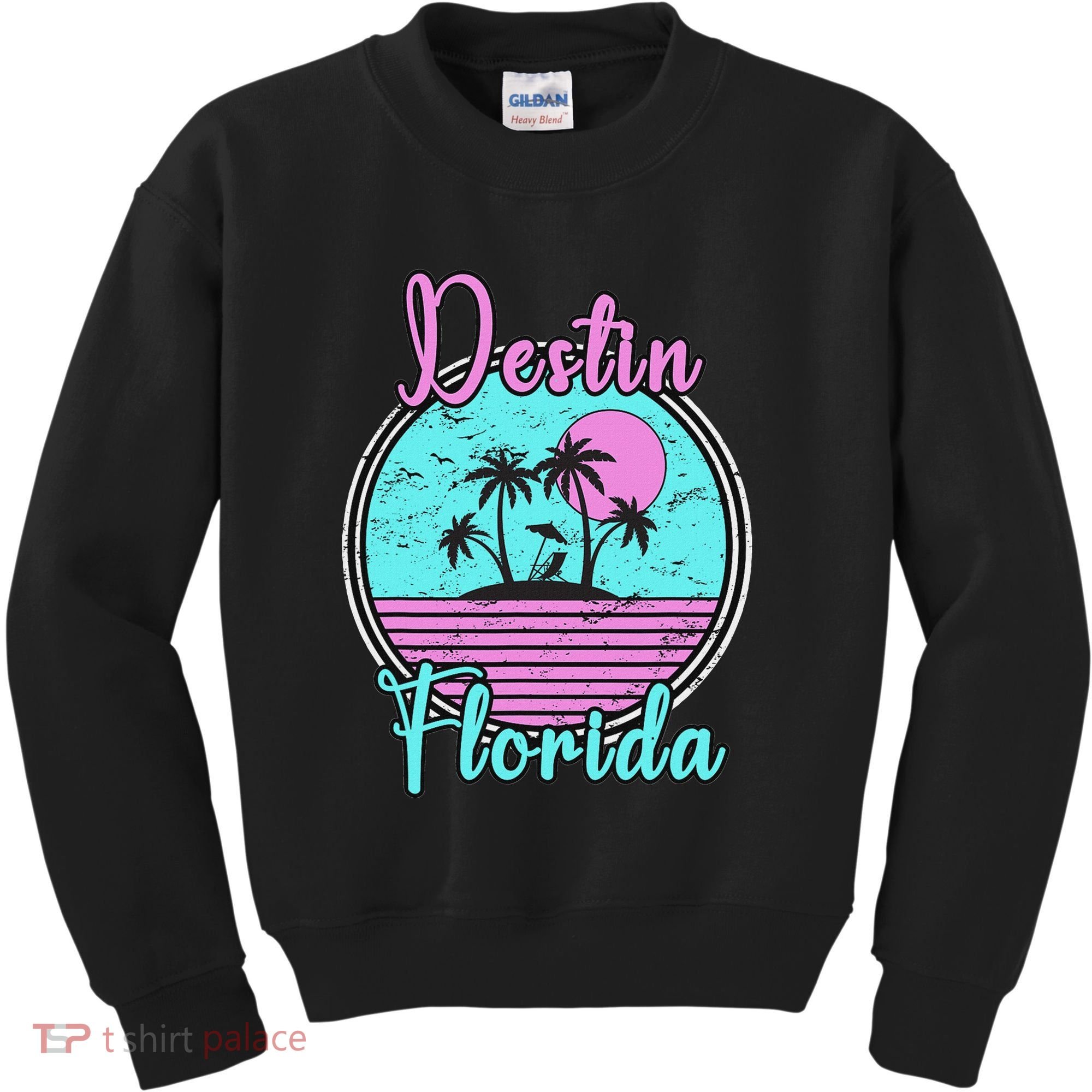 Destin Florida Beach Travel Souvenir Florida Kids Sweatshirt