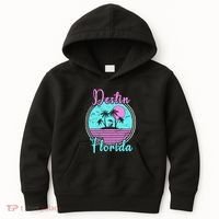 Destin Florida Beach Travel Souvenir Florida Kids Hoodie thumb 0