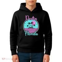 Destin Florida Beach Travel Souvenir Florida Kids Hoodie thumb 4