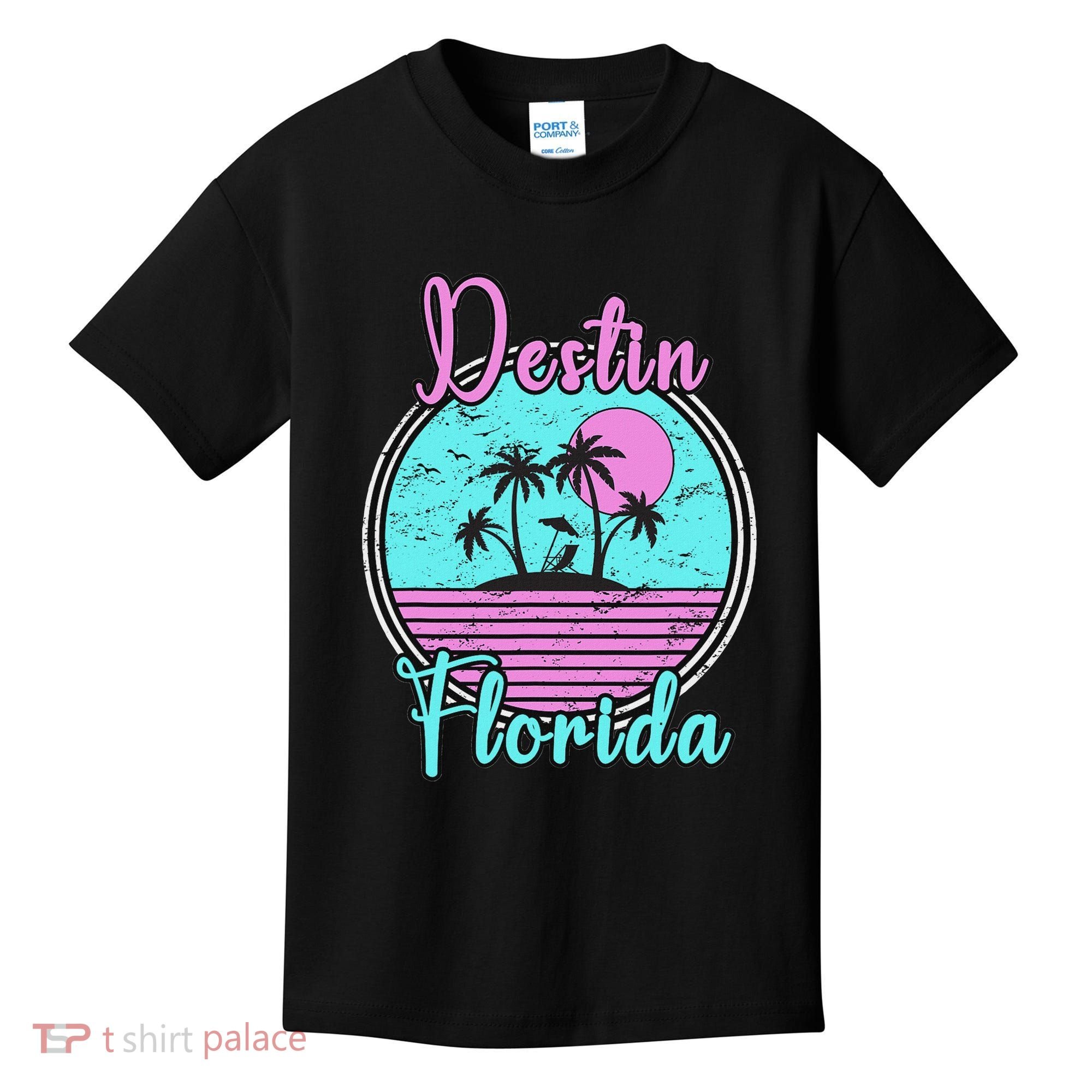 Destin Florida Beach Travel Souvenir Florida Kids T-Shirt