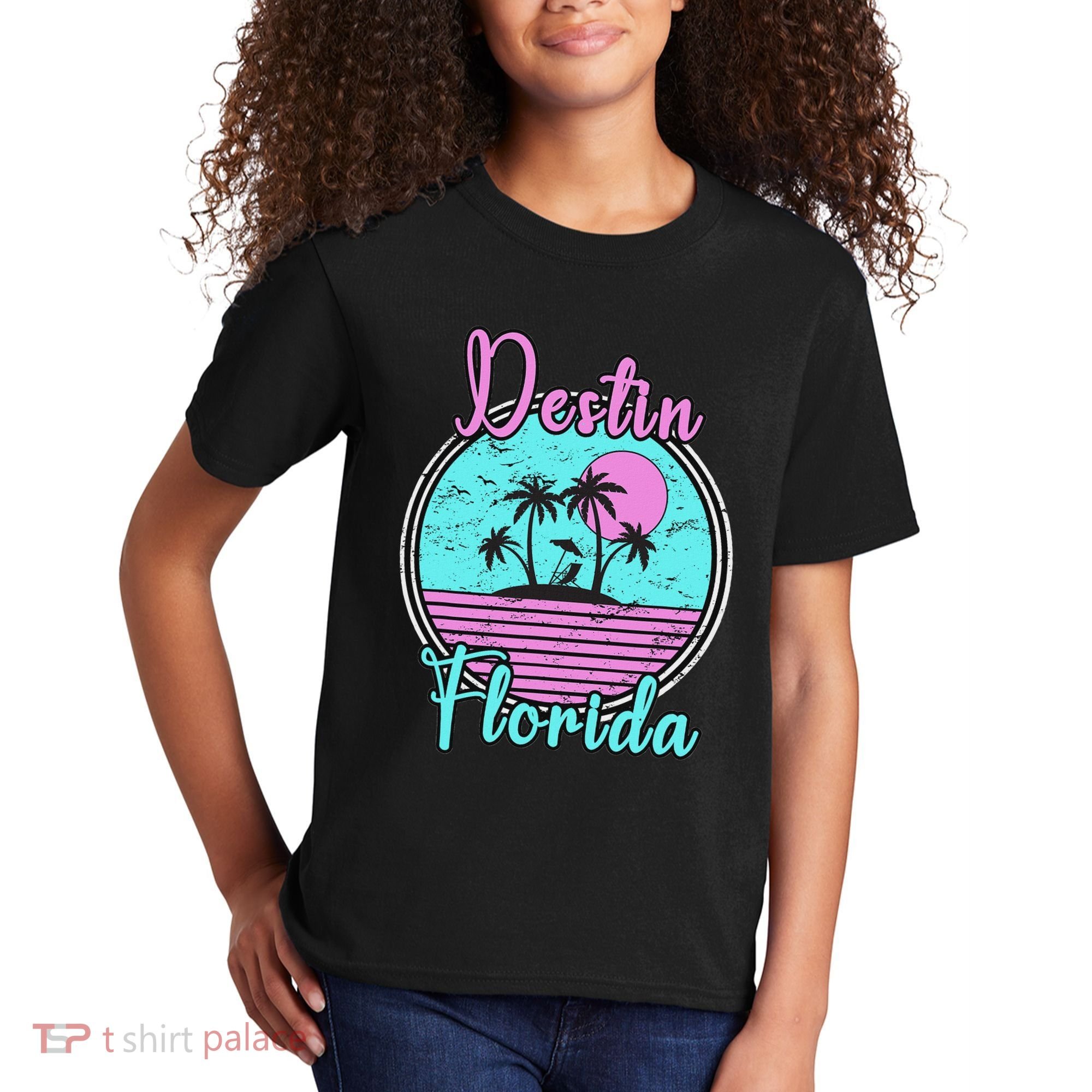 Destin Florida Beach Travel Souvenir Florida Kids T-Shirt