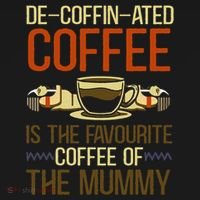De-coffin-ated Favourite Coffee Mummy Egyptian Mythology Visor thumb 3