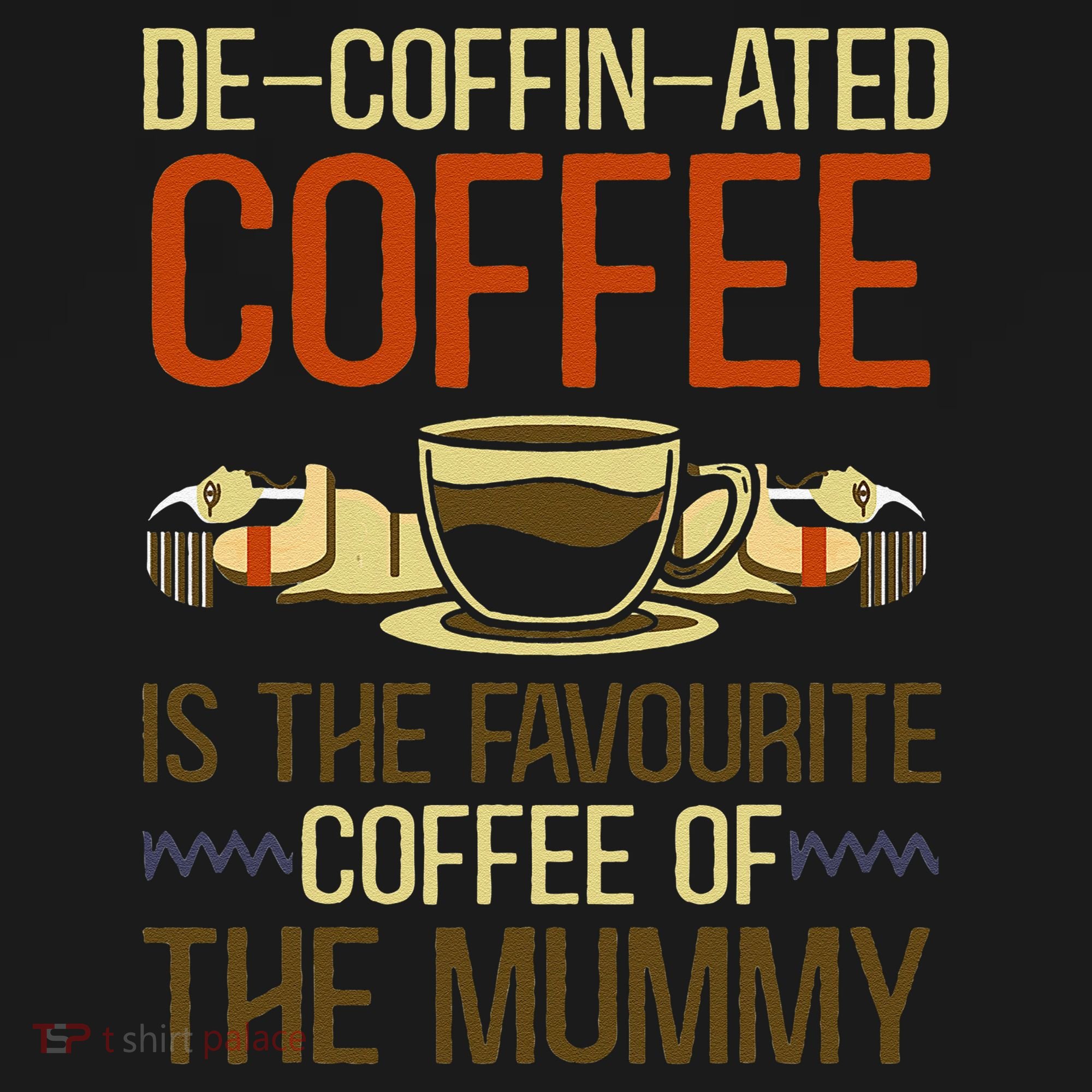 De-coffin-ated Favourite Coffee Mummy Egyptian Mythology Visor