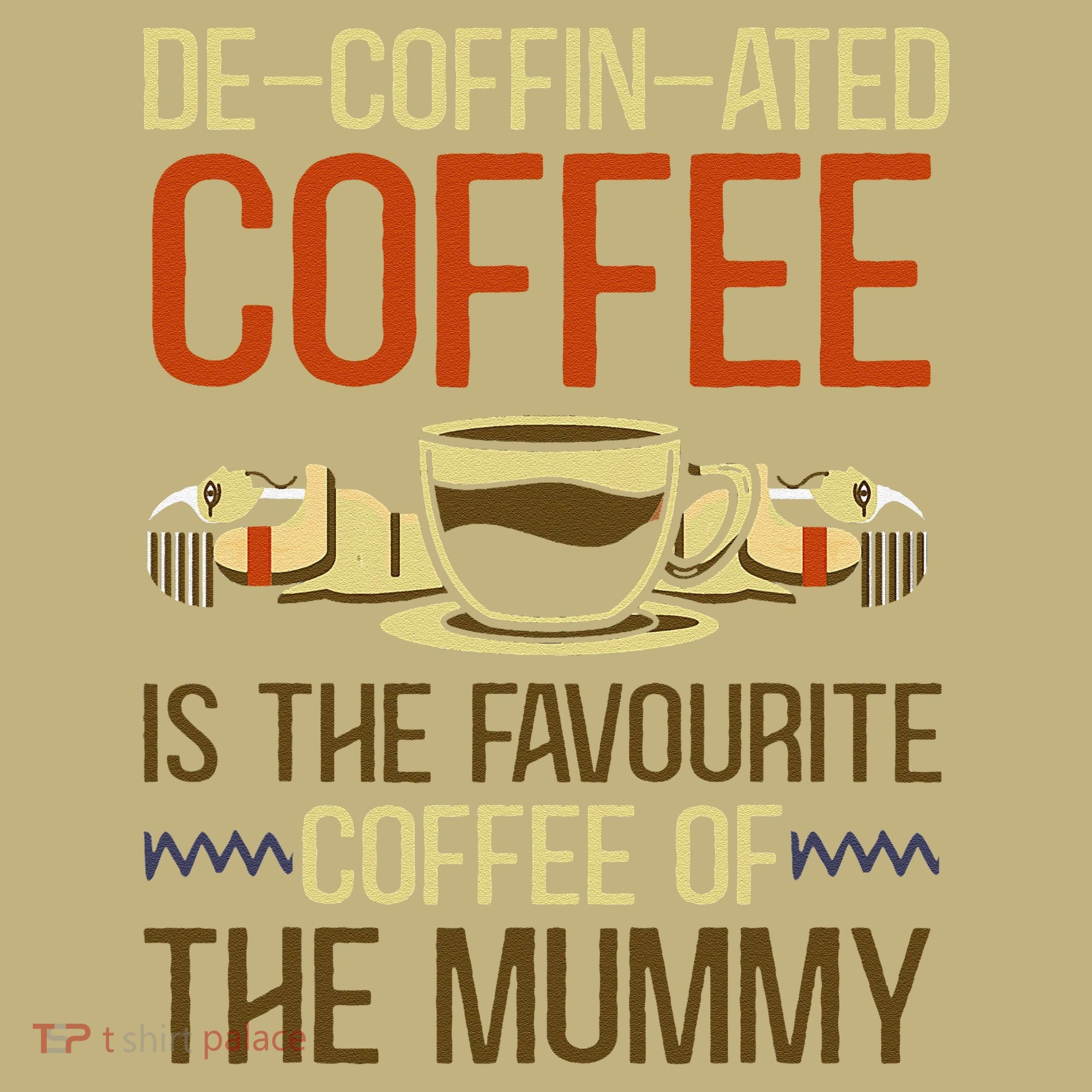 De-coffin-ated Favourite Coffee Mummy Egyptian Mythology Long Sleeve Shirt