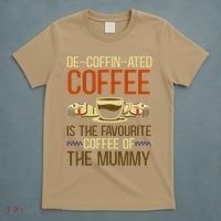 De-coffin-ated Favourite Coffee Mummy Egyptian Mythology T-Shirt thumb 5