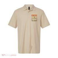 De-coffin-ated Favourite Coffee Mummy Egyptian Mythology Polo thumb 0