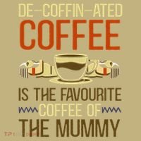De-coffin-ated Favourite Coffee Mummy Egyptian Mythology Polo thumb 2
