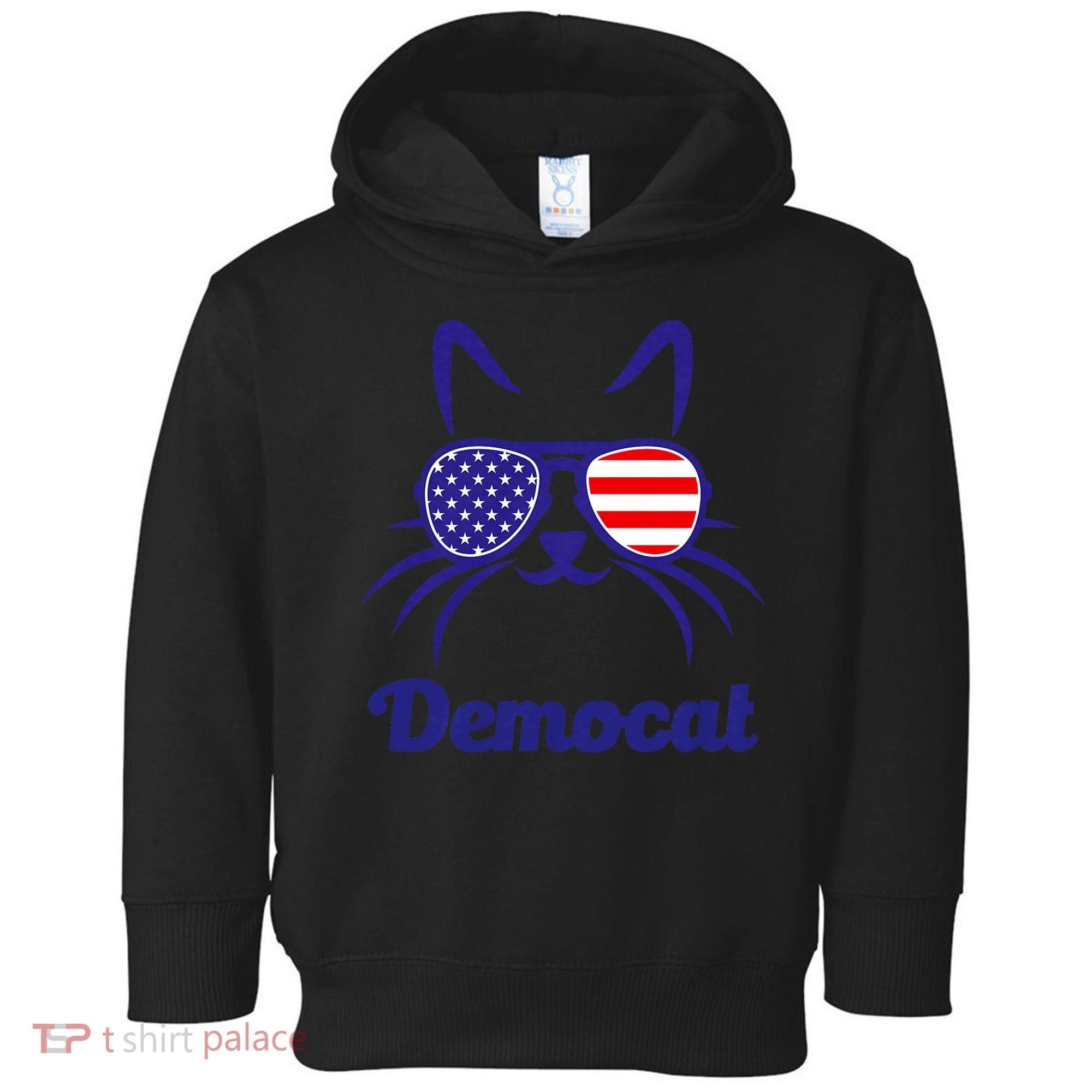 Democat Funny Cat Ladies For Kamala Toddler Hoodie