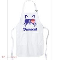 Democat Funny Cat Ladies For Kamala Apron thumb 0