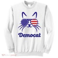 Democat Funny Cat Ladies For Kamala Sweatshirt thumb 0