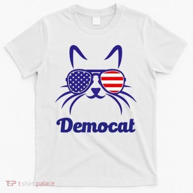 Democat Funny Cat Ladies For Kamala T-Shirt