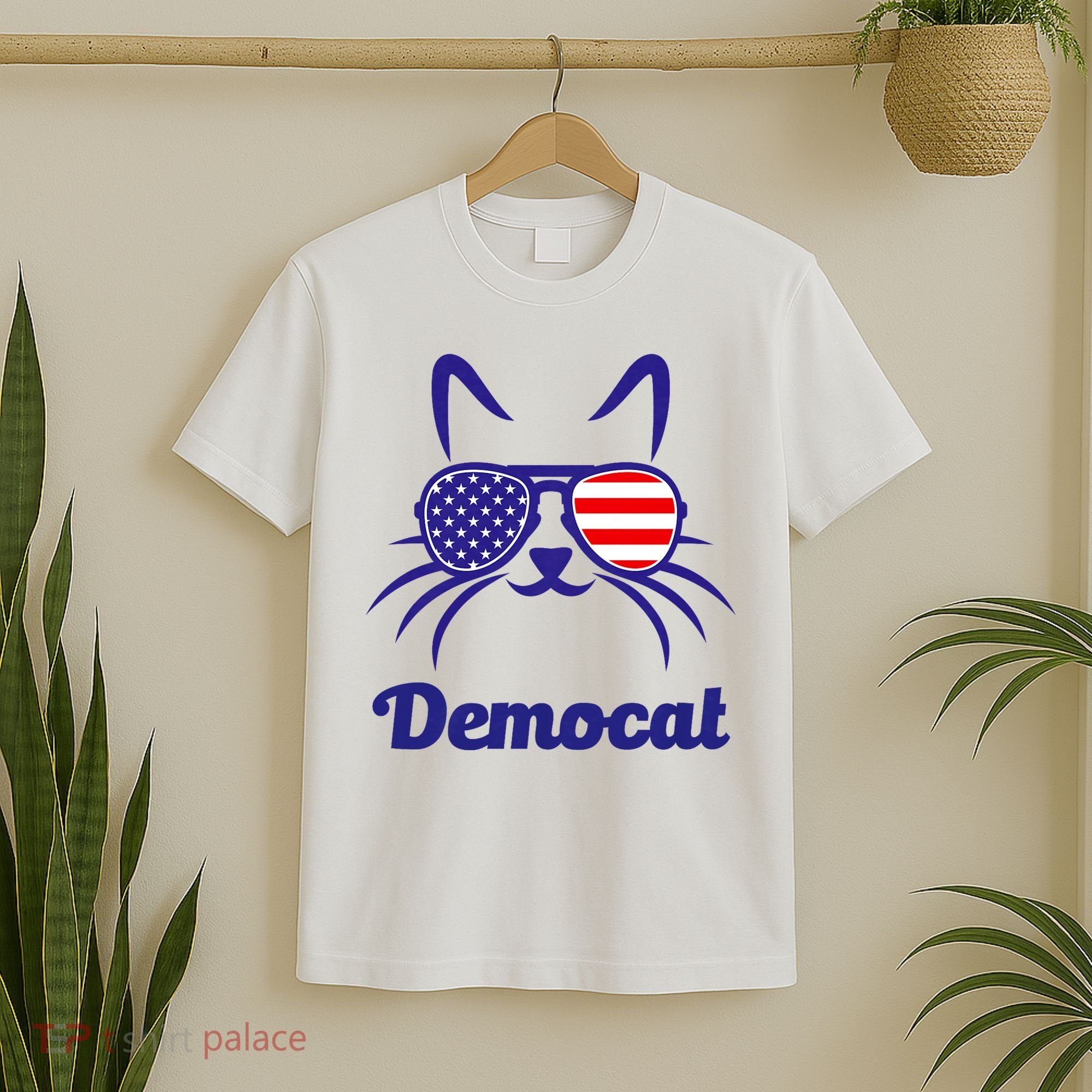 Democat Funny Cat Ladies For Kamala T-Shirt