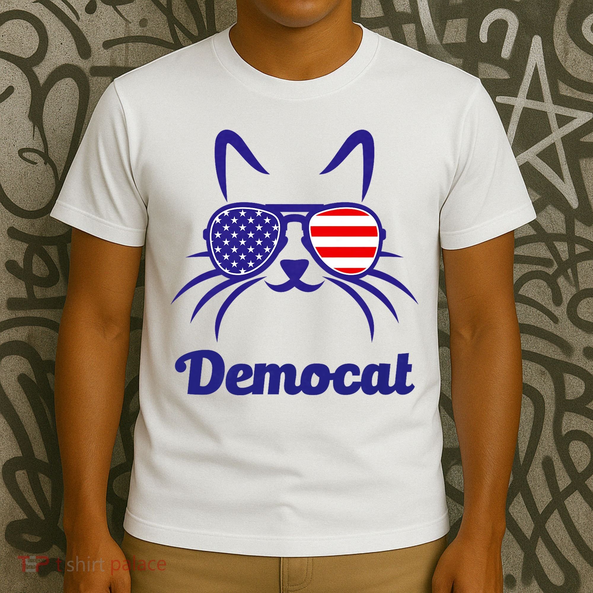 Democat Funny Cat Ladies For Kamala T-Shirt